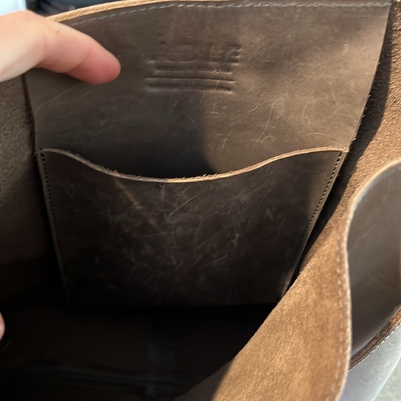 ABLE grey leather purse - Picture 5 of 7